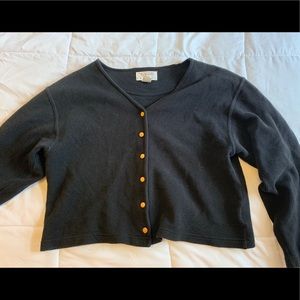 black talbots sweater